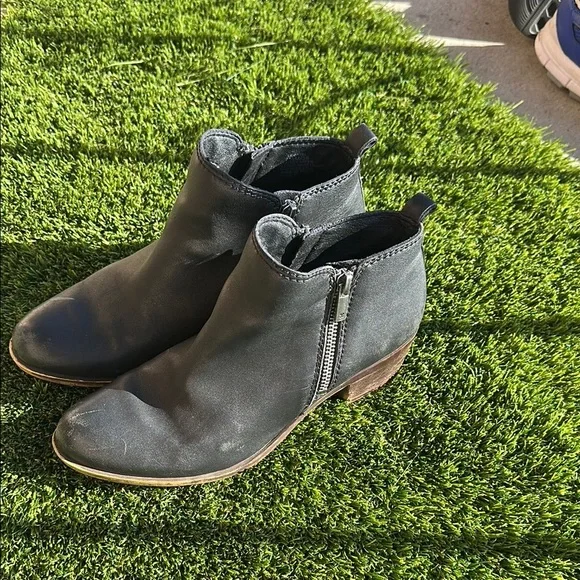 Lucky Brand Black Ankle Boots Women’s Size 7 1/2 - Picture 6 of 6